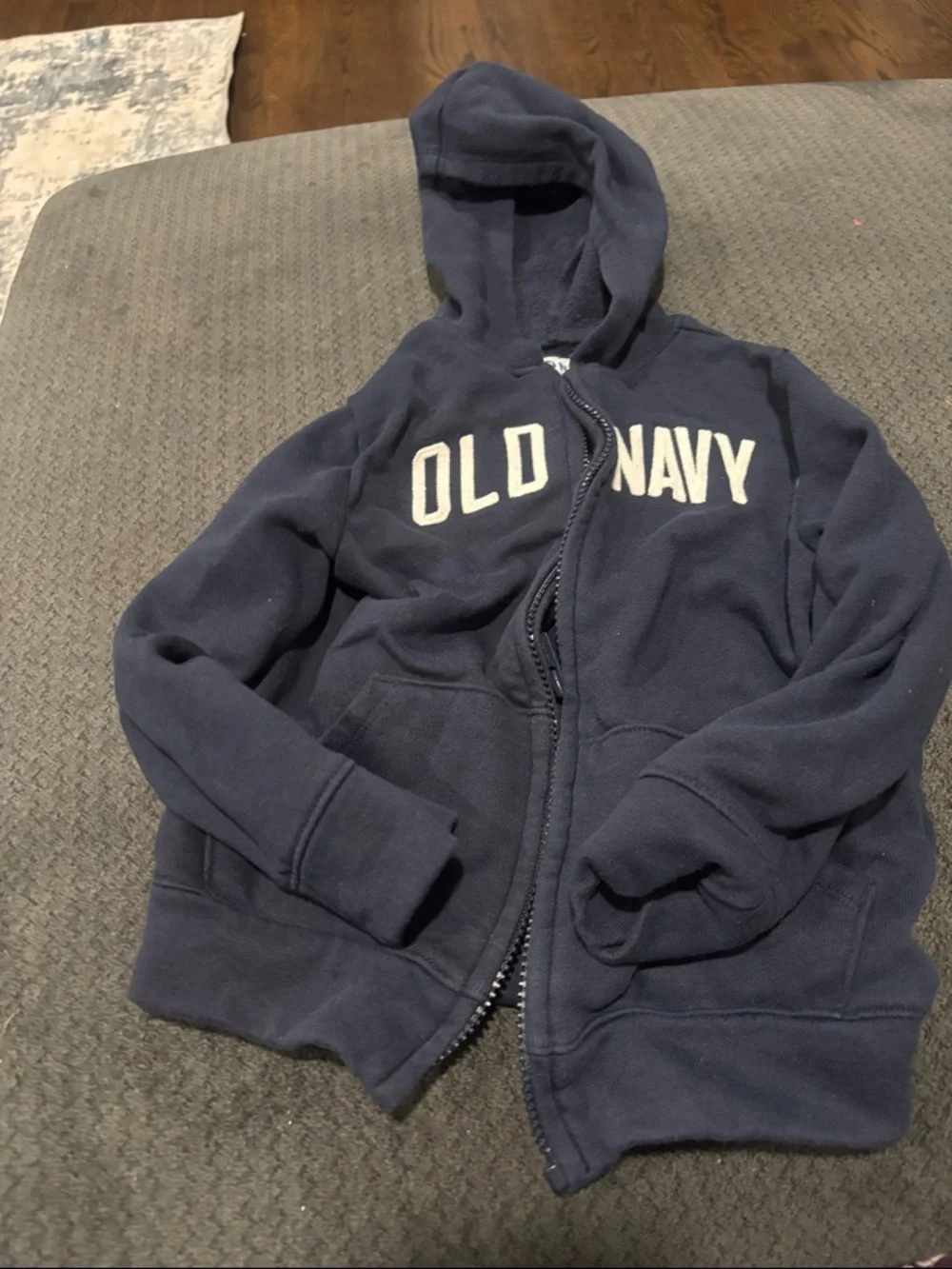 🟢10/$10 - Old Navy Kids Navy Zip-Up Hoodie